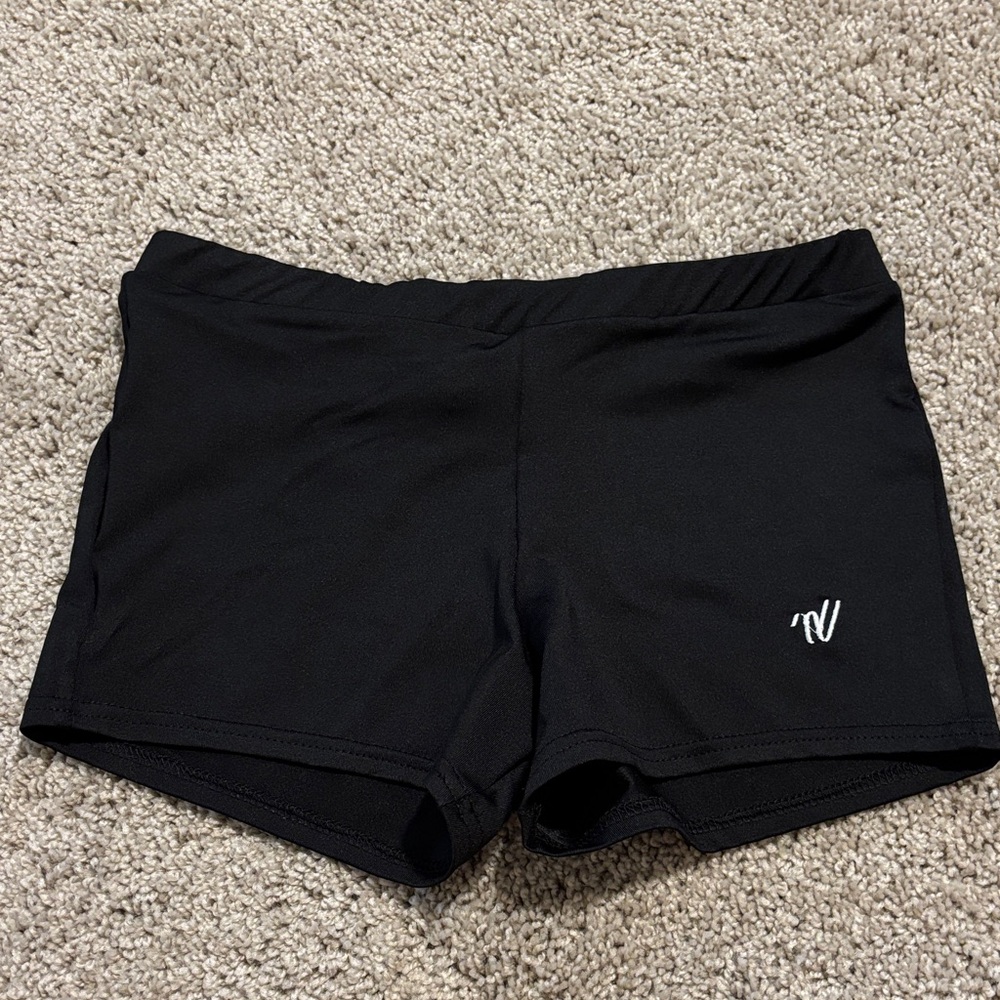 Varsity Cheer Black Athletic Shorts